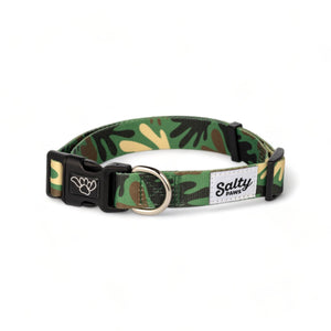 Green Camo Eco Friendly Dog Collar