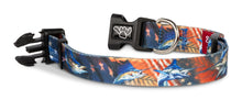 Load image into Gallery viewer, Salty Paws Billfish Print Dog Collar D. Friel Made from Recycled Plastic Bottles
