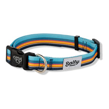 Load image into Gallery viewer, salty-paws-surf-stripe-dog-collar-for-beach
