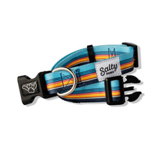 Load image into Gallery viewer, Surf Stripe Dog Collar Made From Recycled Plastic Bottles
