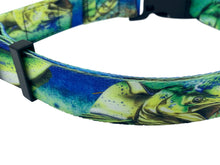 Load image into Gallery viewer, Mahi Mahi  Fish Print Dog Collar D. Friel Connected By Water Collaboration
